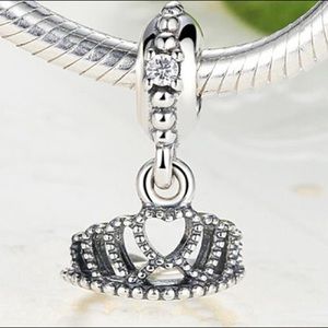 Authentic Pandora Princess Hearts Tiara Charm